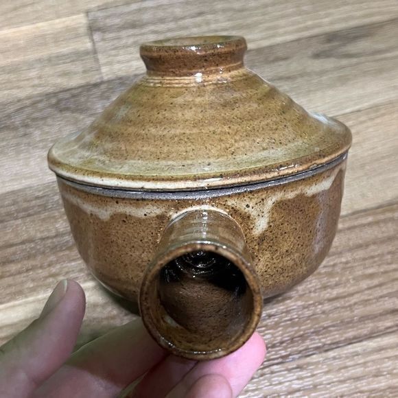 Ceramic Soup Bowls with Handles Casserole Pot With Lid Heat-Resistant (3 Pieces) - Picture 10 of 10